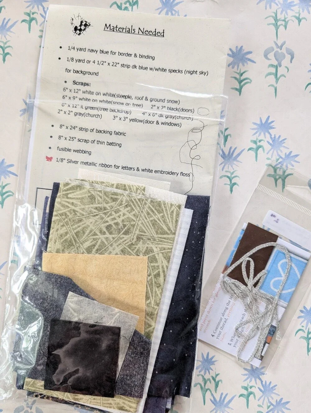 Patch Abilities Silent Night Quilted Wall Hanging Kit NEW Christmas Holiday DIY